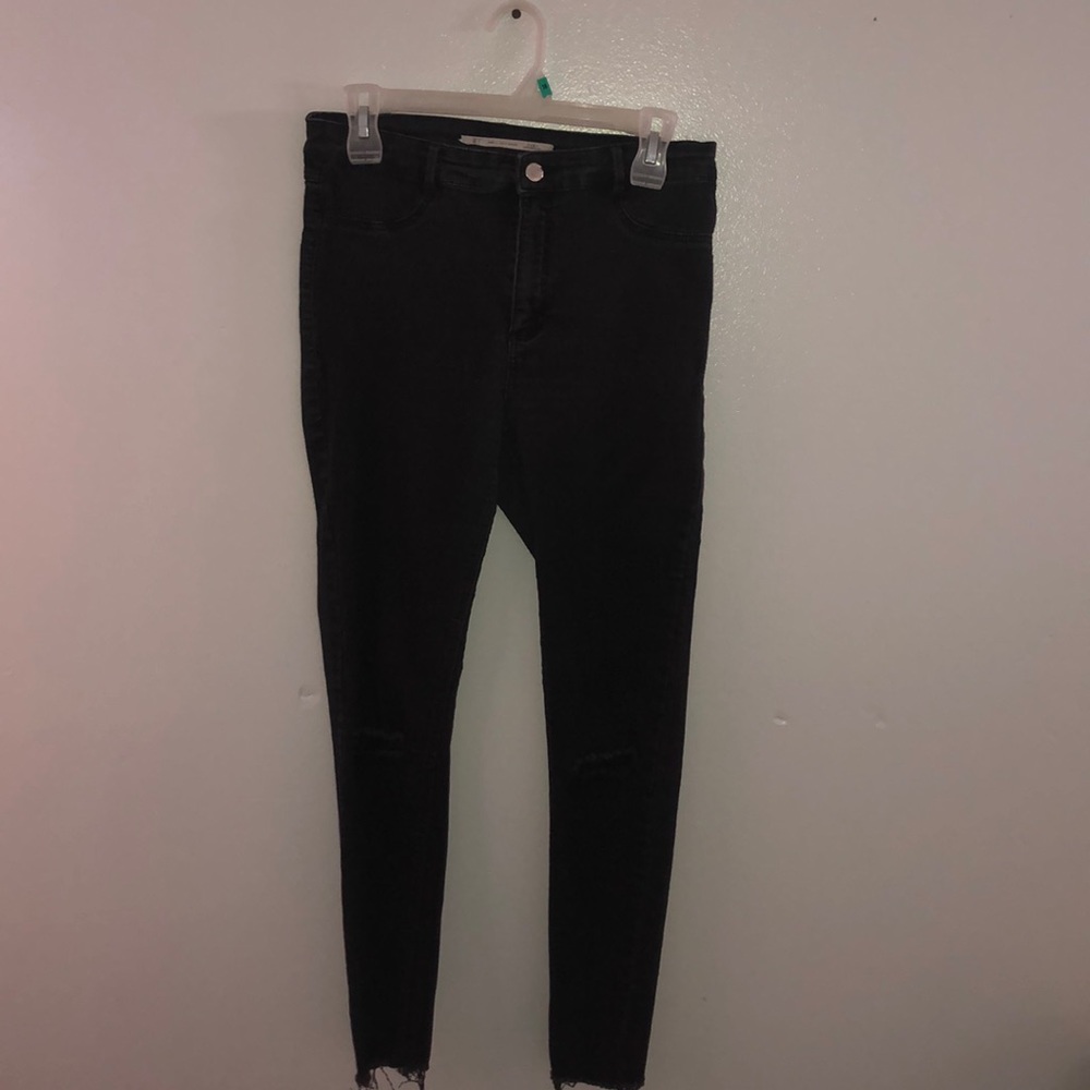 Zara high waisted jeans.